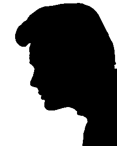 Fictief silhouette Eduard Walg (1904)