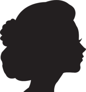 fictief silhouette Ingeborg Hopfenmaier