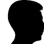fictief silhouet Henri Walg (1907)