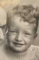 portretfoto van Benjamin Andries van der Hal, ongeveer 5 jaar oud