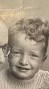 portretfoto van Benjamin Andries van de r Hal, ongeveer 5 jaar oud