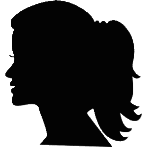 Fictief silhouet Theresia Walg