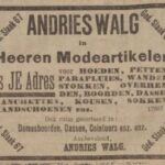 Korte biografie van Andries Walg