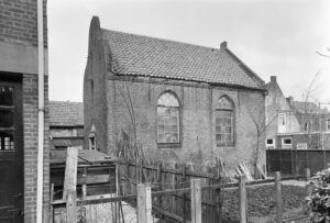 Afbeelding van de voormalig Synagoge in Leerdam in 1967